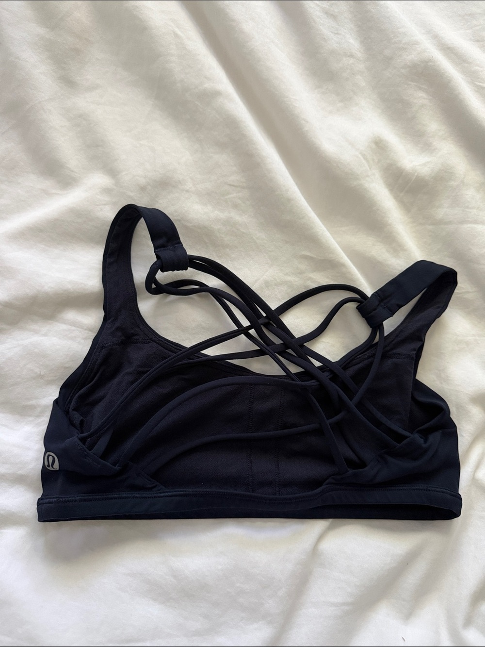 lululemon athletica free to be wild bra — navy